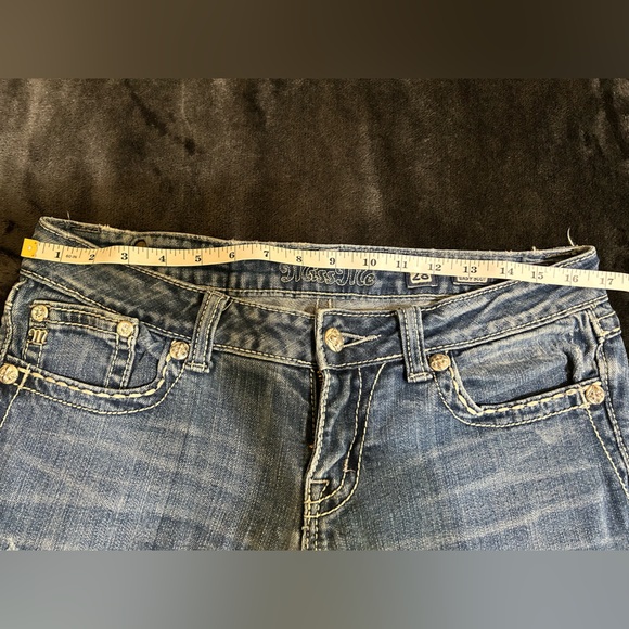 Miss Me Flare Jeans in Classic Blue - Picture 4 of 7